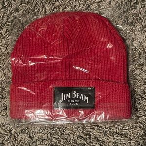 JIM BEAM RARE Sealed RED BEANIE